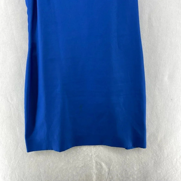 J.Crew Tank Top Women's 0 Royal Blue V Neck Racerback Adjustable Spaghetti Strap - Picture 6 of 10